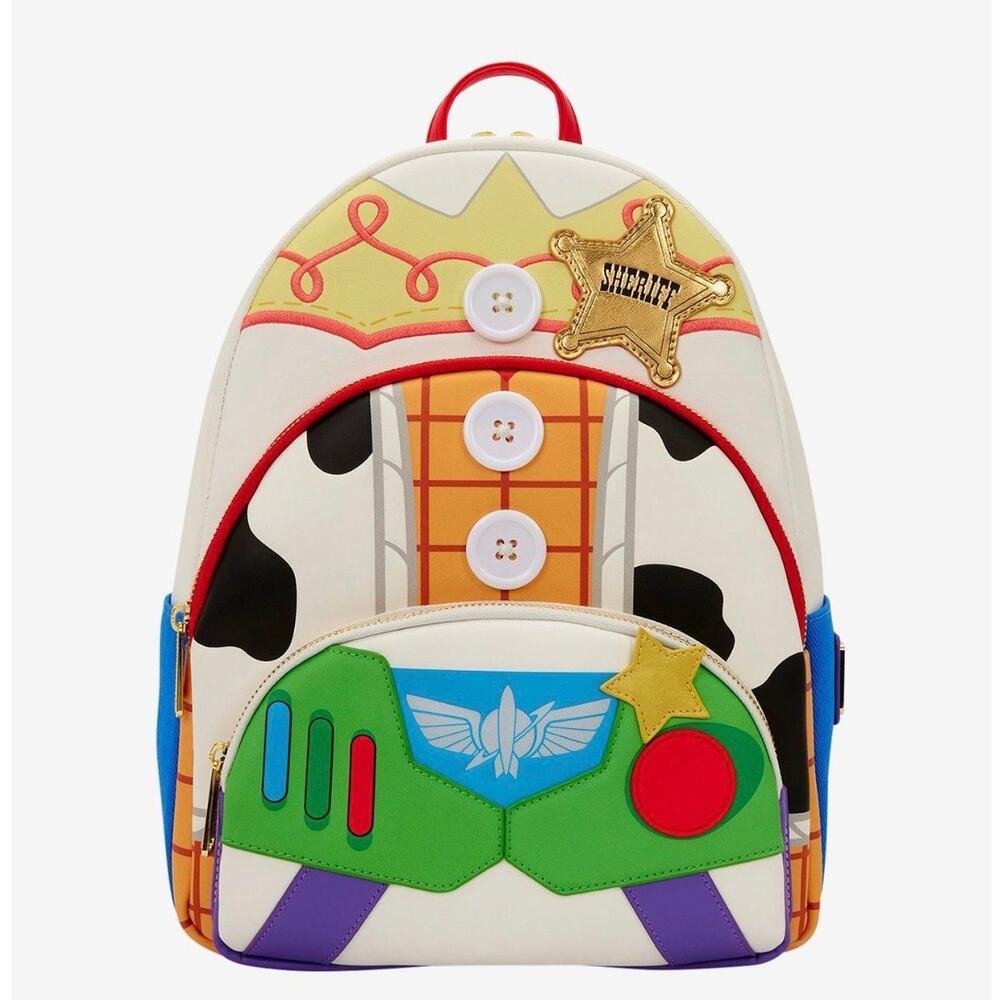 Loungefly Disney Pixar Toy Story Jessie, Woody and Buzz Backpack NWT